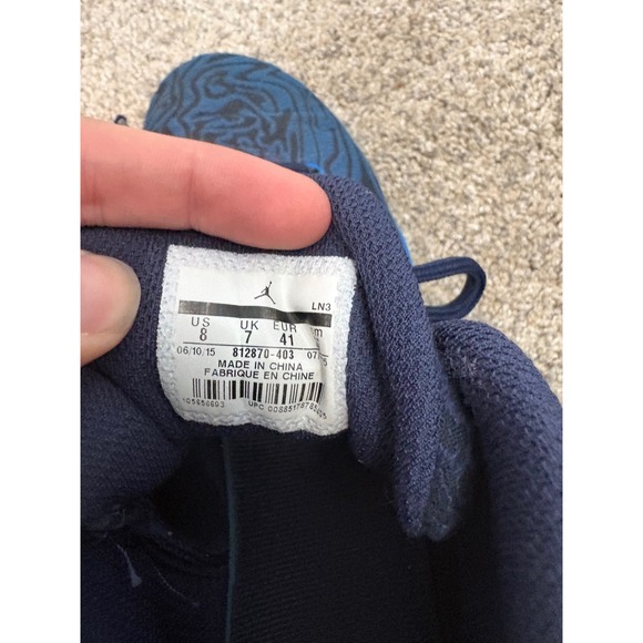 Men's Nike Air Jordan Super.Fly 4 JCRD Blue – Size 8 - Picture 5 of 6